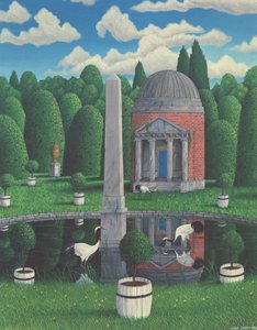 Temple, jardins de la maison Chiswick, 1989